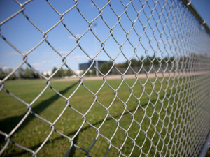 Chain link perimeter fencing